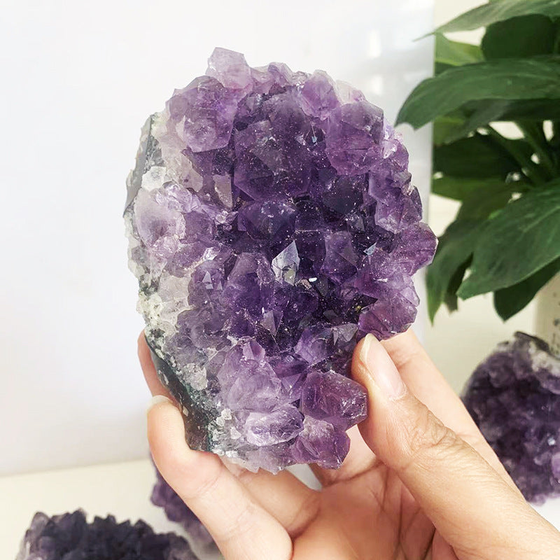 Amethyst Crystal Block Ornament