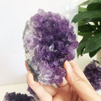Amethyst Crystal Block Ornament