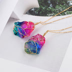 Natural Colorful Crystal Pendant