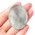 Natural Quartz Crystal Worry Stone for Anxiety Healing