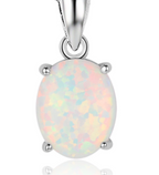 Opal Crystal Necklace