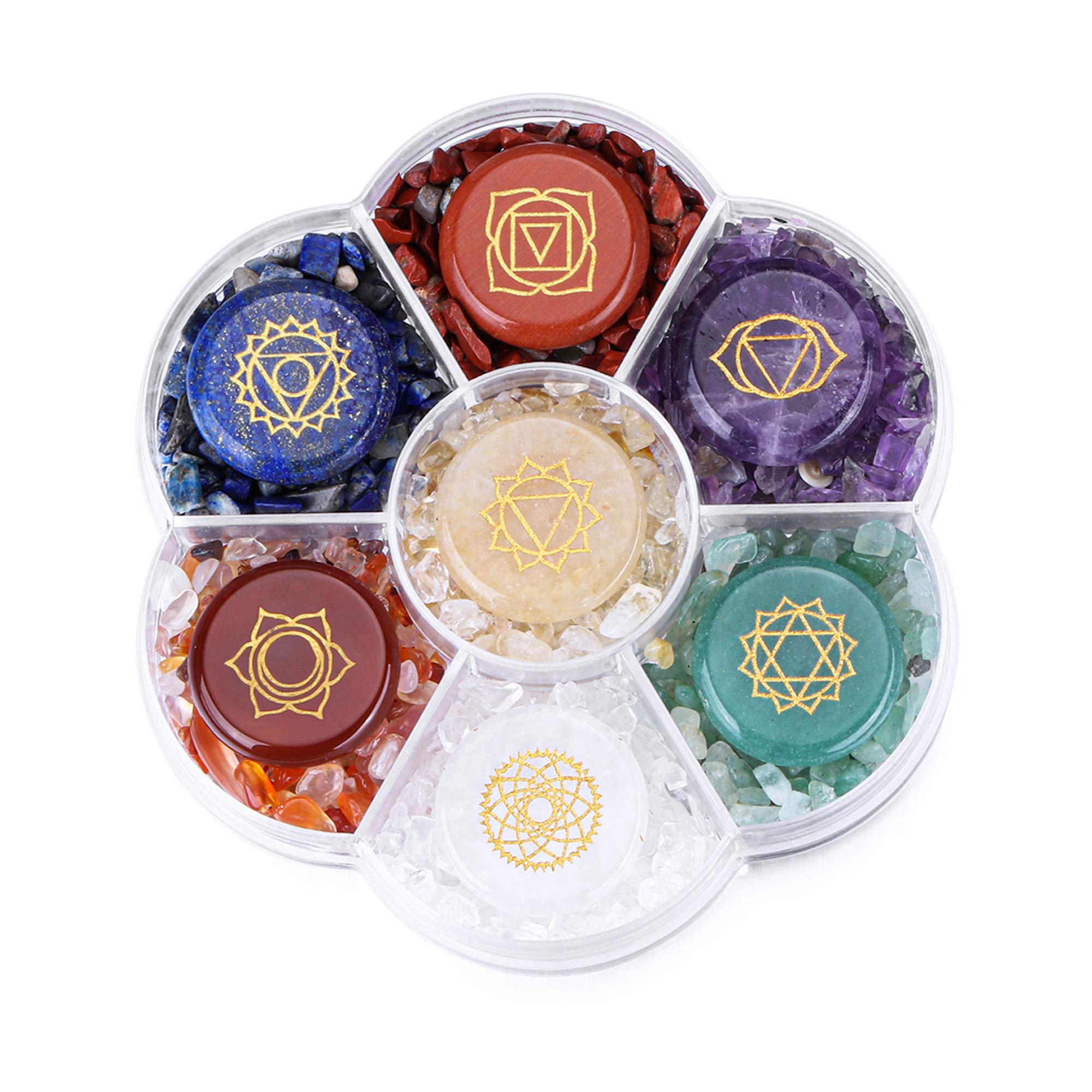 7 Chakra Crystal Stones Natural Reiki Healing Crystals Gemstones