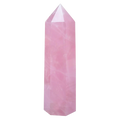 Rose Quartz Natural Crystal Towers 3.54-4.33" Healing Crystal Wand