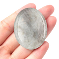 Natural Quartz Crystal Worry Stone for Anxiety Healing