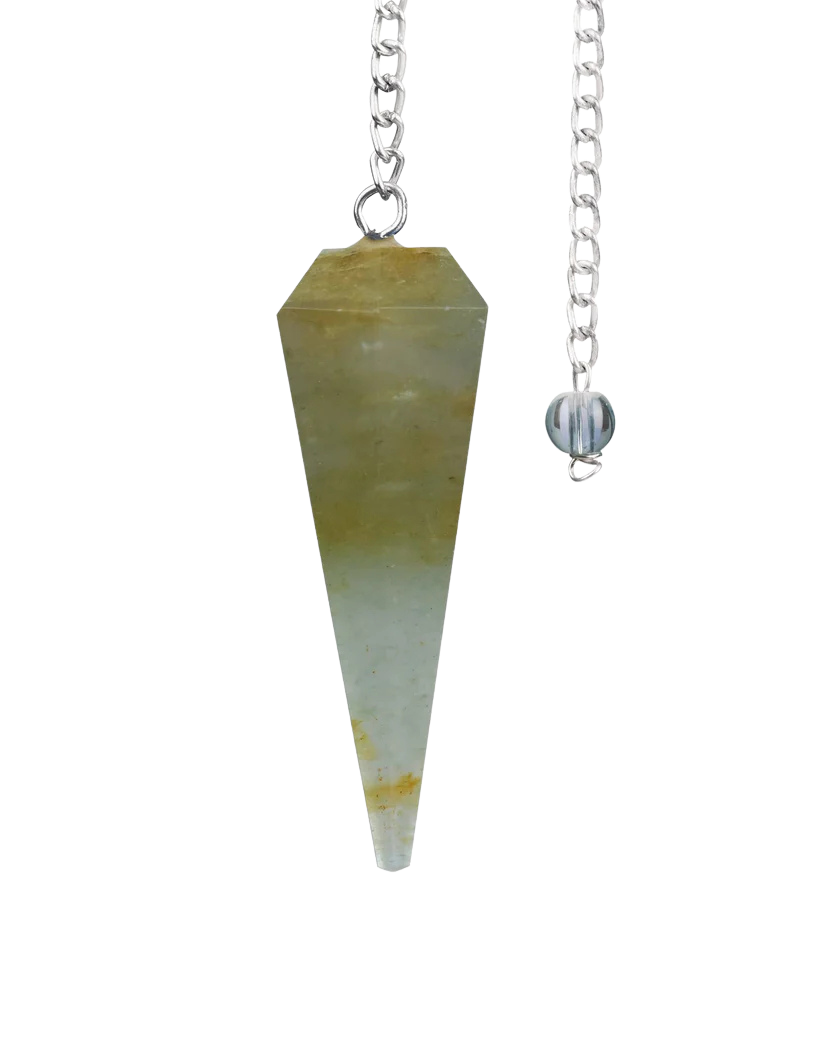 Green Jade Crystal Pendulum Healing