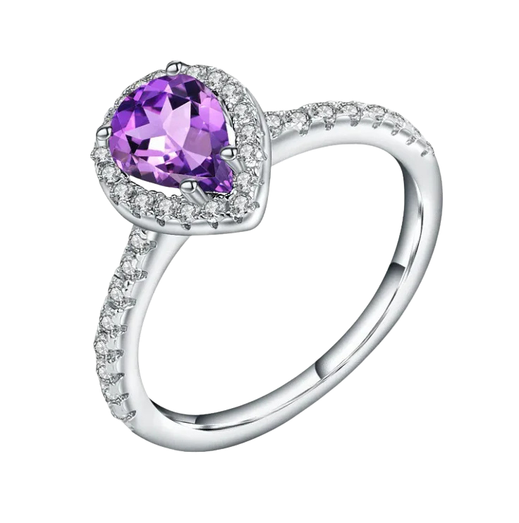 Gemstone Crystal Ring