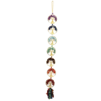 Colorful Natural Crystal Chakra Life Tree Pendant