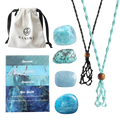 Chakra Healing Crystal Necklace Set