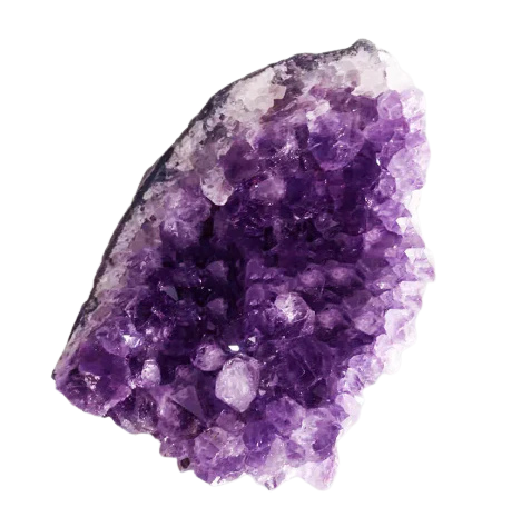 Amethyst Crystal Block Ornament