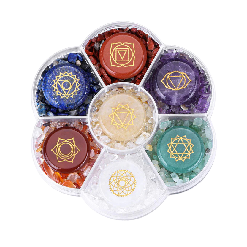7 Chakra Crystal Stones Natural Reiki Healing Crystals Gemstones