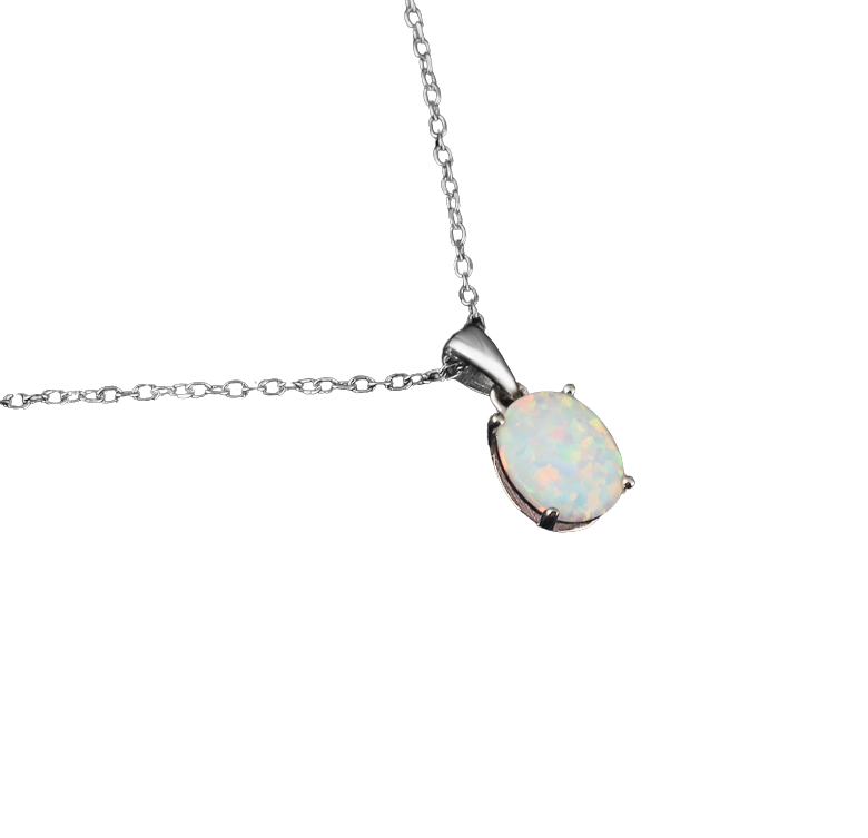 Opal Crystal Necklace