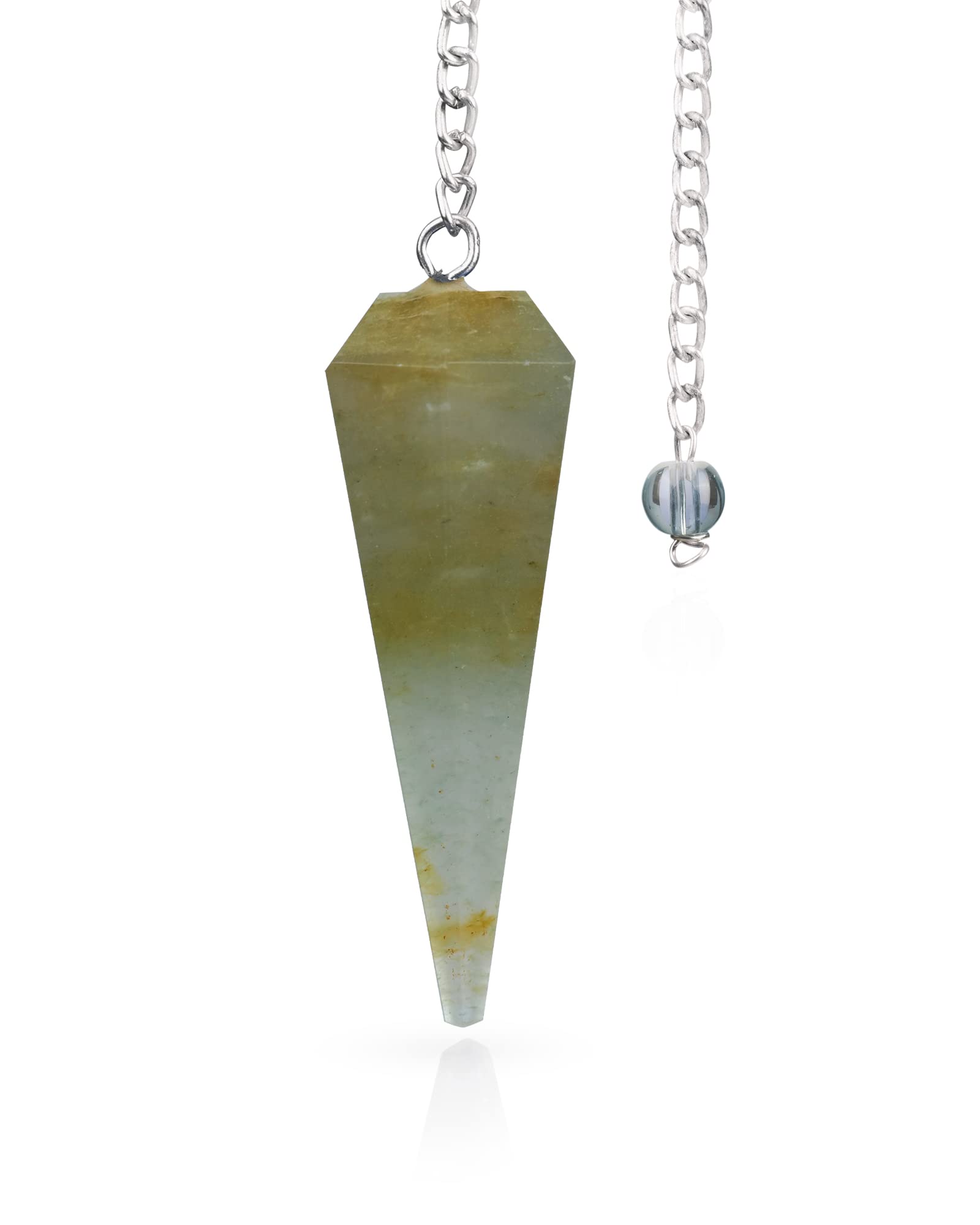 Green Jade Crystal Pendulum