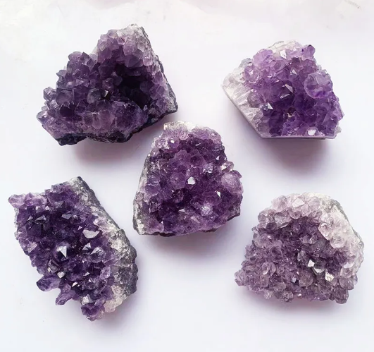 Amethyst Crystal Block Ornament