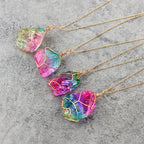 Natural Colorful Crystal Pendant