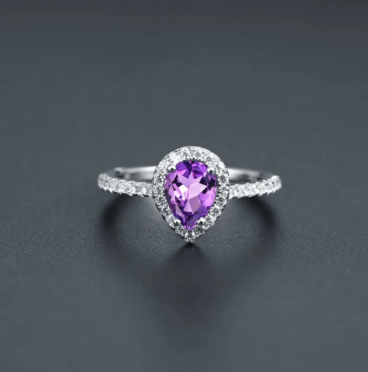 Gemstone Crystal Ring