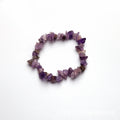 Natural Crystal Beaded Stretch Bracelet - Chakra Design