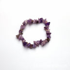 Natural Crystal Beaded Stretch Bracelet - Chakra Design